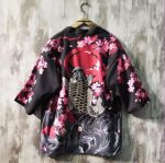chemise kimono à motifs floraux