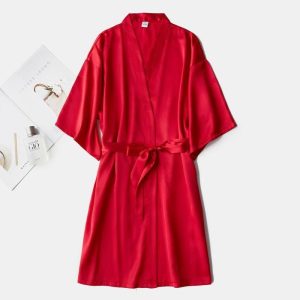 ensemble nuisette kimono rouge