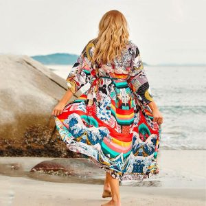 gilet long kimono