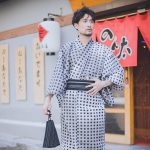 vêtement japonais à pois homme