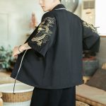 cardigan japonais motif dragon