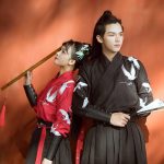 kimono en soie samourai