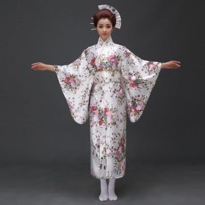 kimono femme fleurs de cerisier