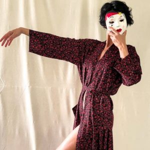 kimono geisha en soie