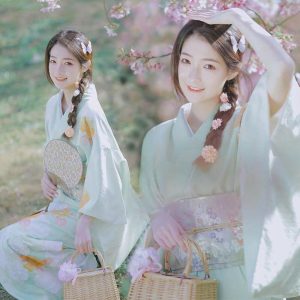 kimono japonais eclatant