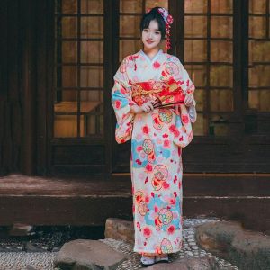 kimono japonais femme couleur