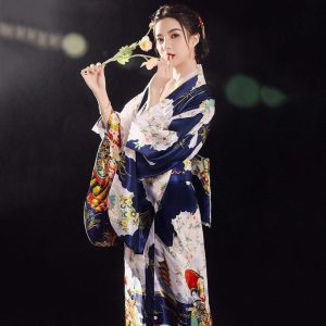 kimono japonais traditionnel femme