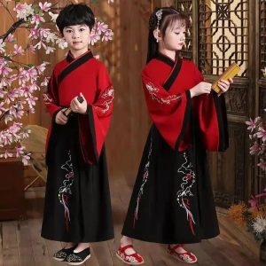 kimono noir enfant