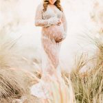 kimono pour femmes enceintes en dentelle