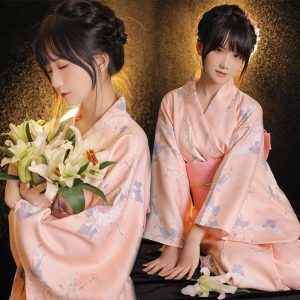 kimono rose flower