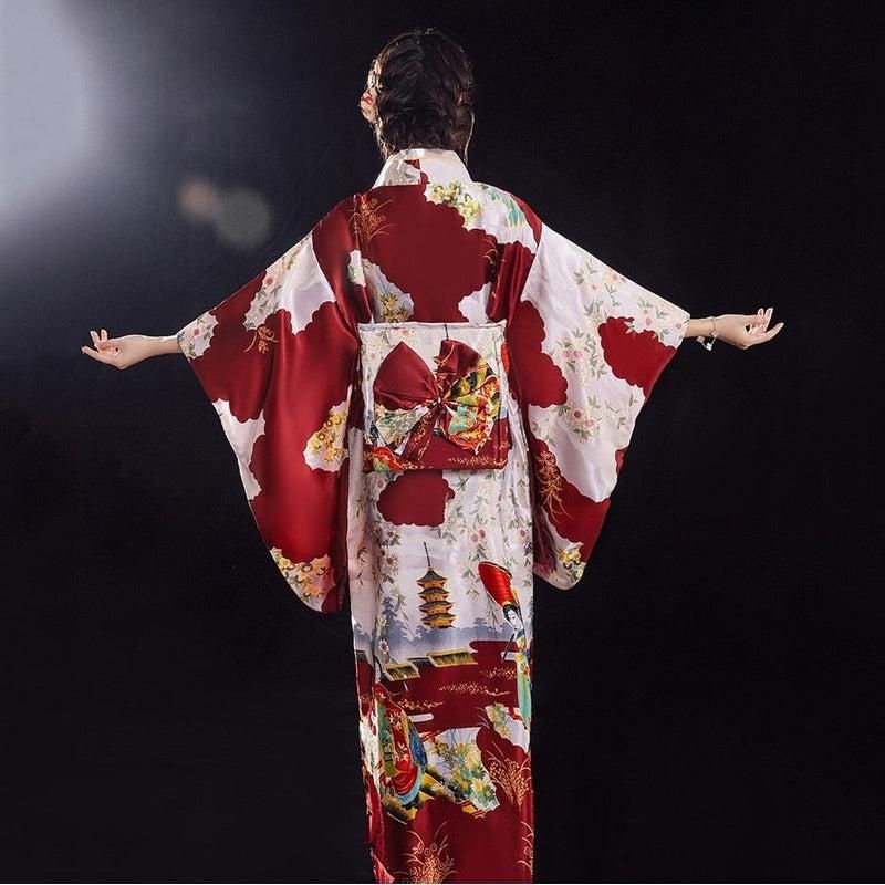 Rouge Bloom Kimono - Rouge main image 0