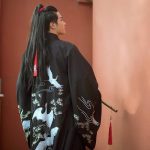 kimono traditionnel japonais samourai