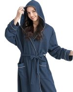 peignoir de bain élégant femme