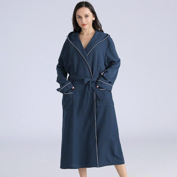peignoir de bain long femme