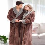 peignoir en velours pour femme
