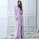 peignoir femme doux polaire