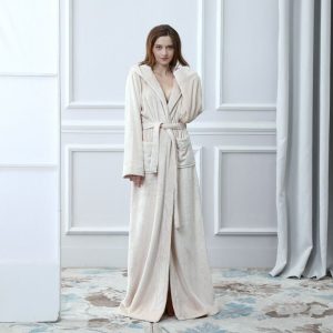 robe de chambre femme velours luxe