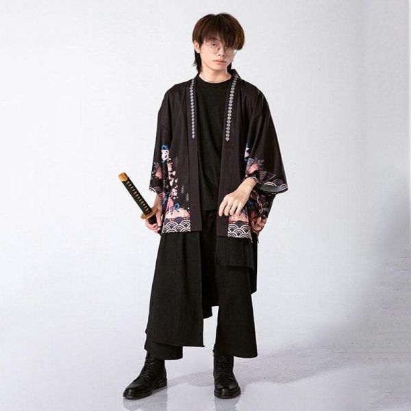 vêtements samouraï kimono