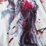 veste décontractée homme motif fleur