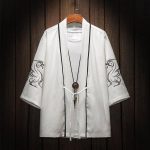 veste dragon samouraï en tissu traditionnel