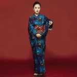 veste japonaise imprimée pour femme