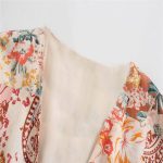 veste kimono imprimée