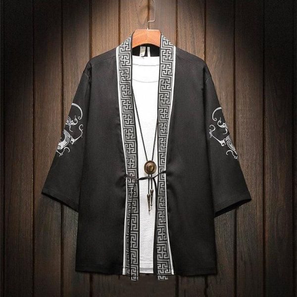 veste kimono samouraï dragon