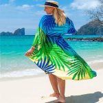 vêtement kimono long tropical