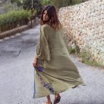 vêtement kimono unie pour femme