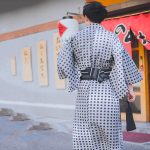 yukata à pois homme